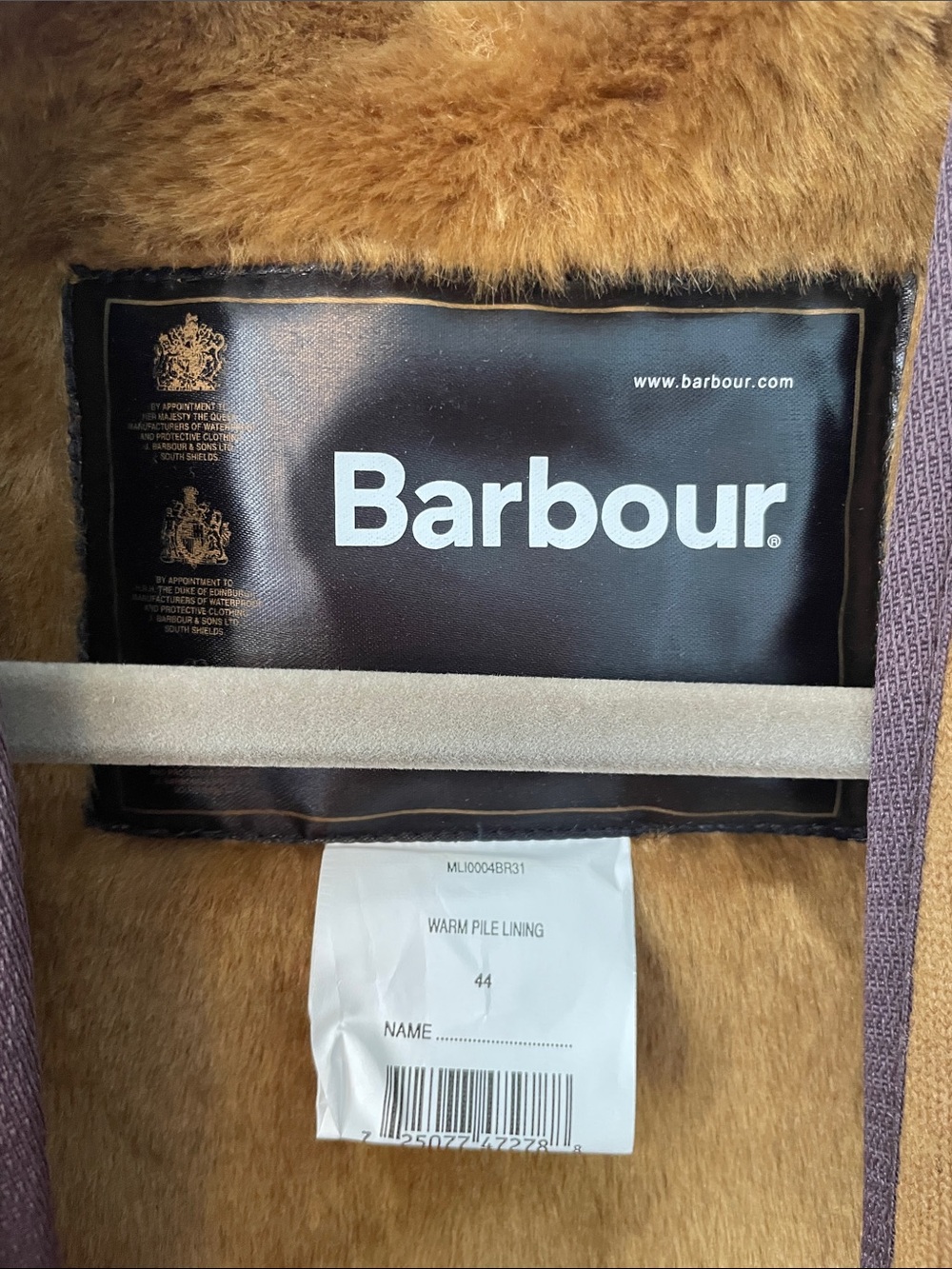 Barbour Pile Lined Vest - Picture 3 of 9